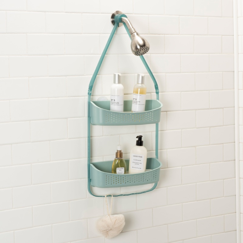 Bath Bliss 2 Way Convertible Shower Caddy in Sea Glass