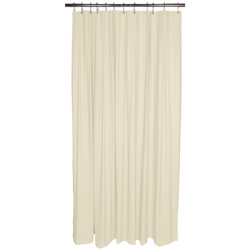 Bath Bliss Heavy Grommet Shower Liner in Beige
