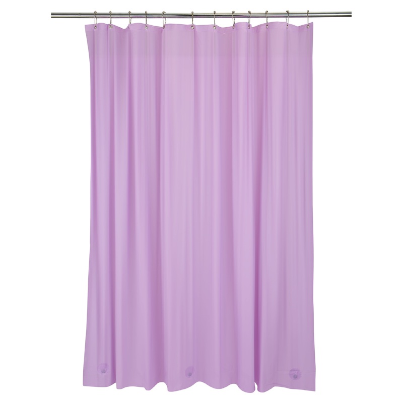 Bath Bliss Heavy Grommet Shower Liner in Lilac
