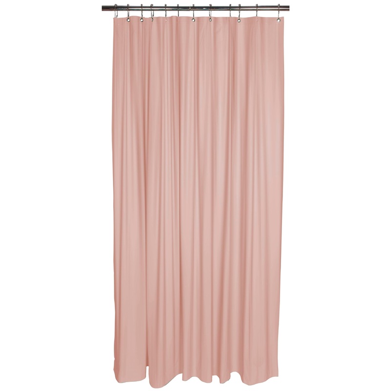 Bath Bliss Heavy Grommet Shower Liner in Pink