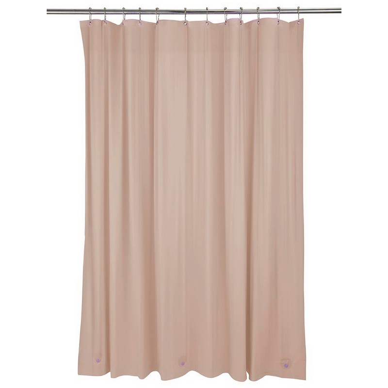 Bath Bliss Heavy Grommet Shower Liner in Taupe