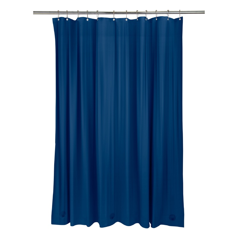 Bath Bliss Heavy Weight Shower Liner in Navy