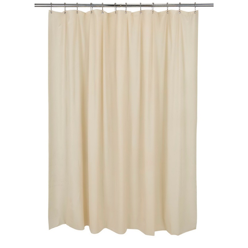 Bath Bliss Mildew Resistant Shower Liner in Beige