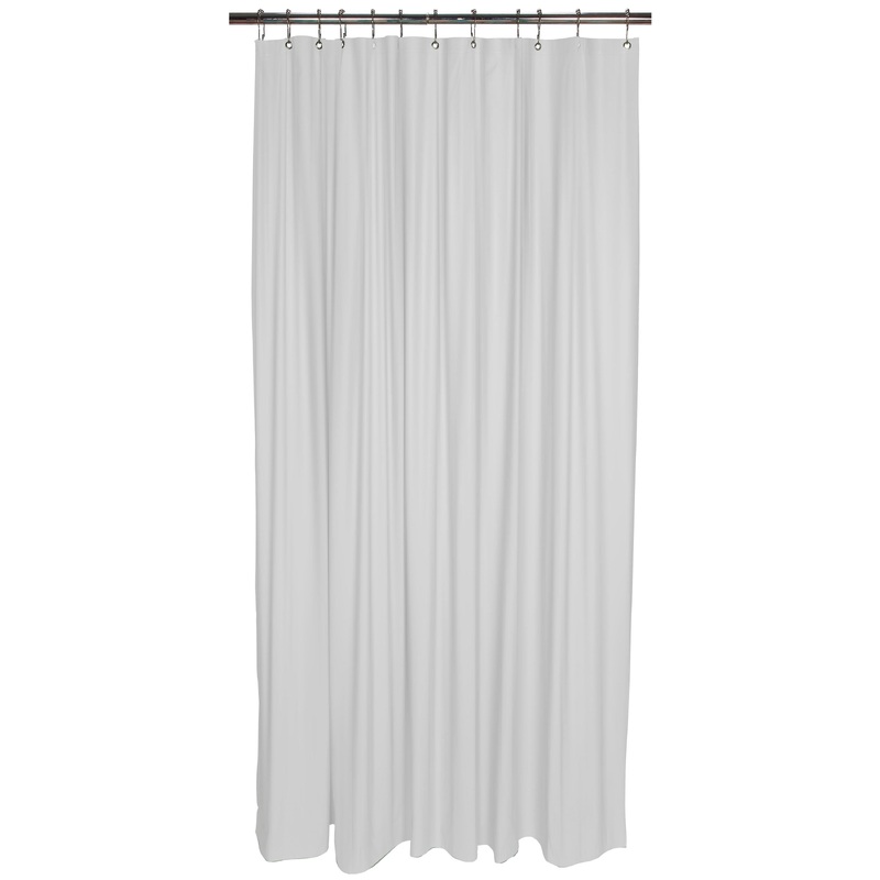 Bath Bliss Shower Liner in White