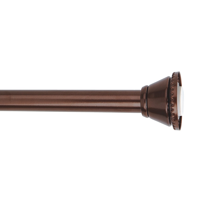 Bath Bliss Tension Shower Rod in Bronze