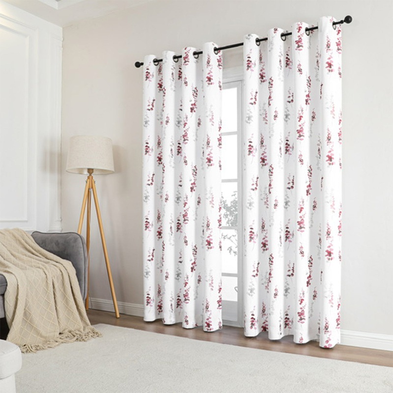 Adela Printed Room Darkening Grommet Window Curtain Panel, 52x84 Inches