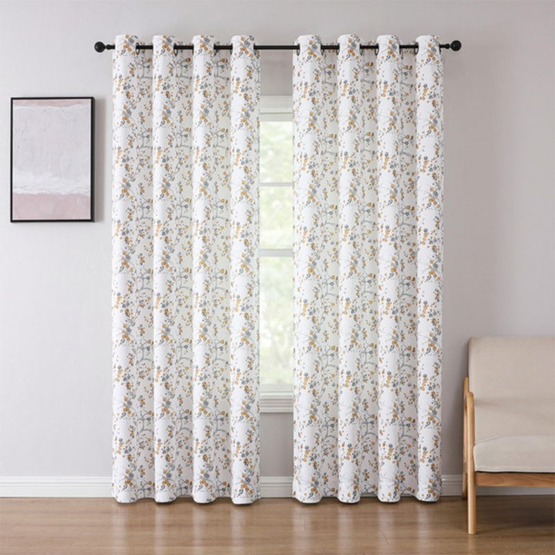 Arlo Printed Room Darkening Grommet Window Curtain Panel, 52x84 Inches