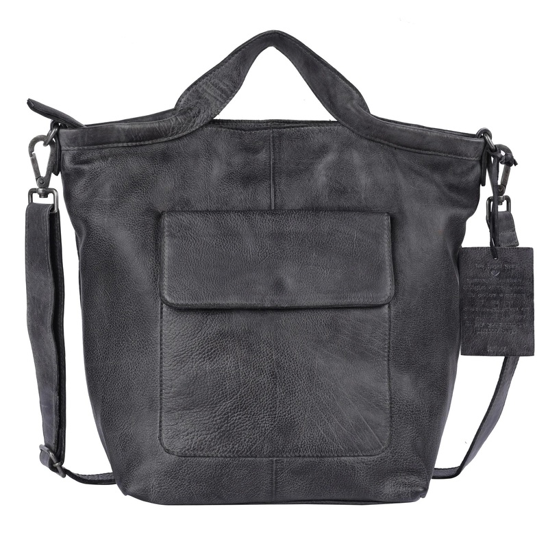 Handbag - Crossbody/Shoulder/Handled - Charcoal