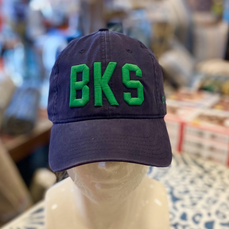 Ballcap - BKS - Navy with Green BKS