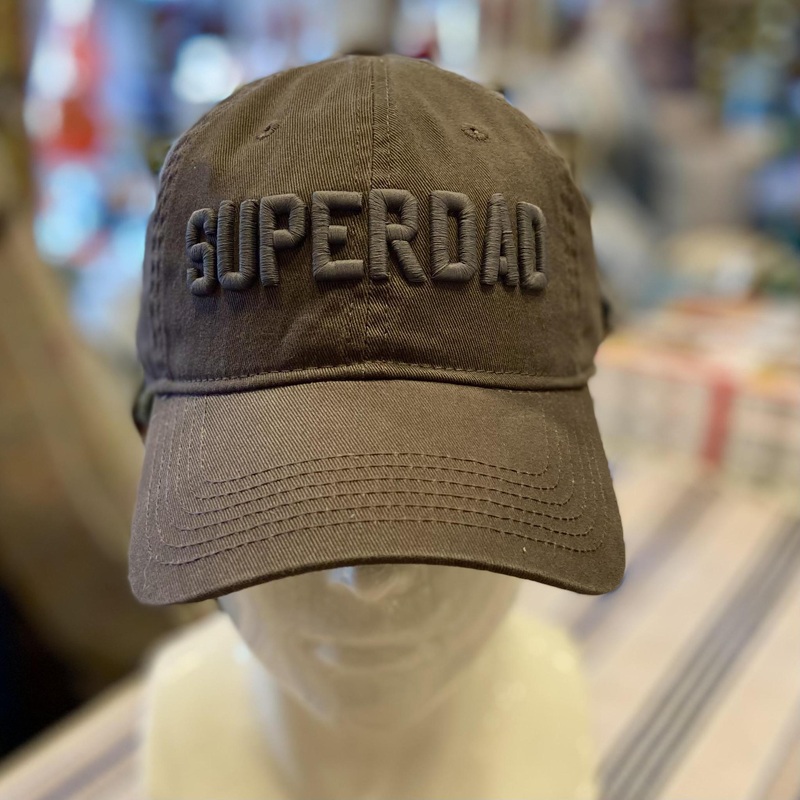 Ballcap - SUPERDAD - Grey on Grey